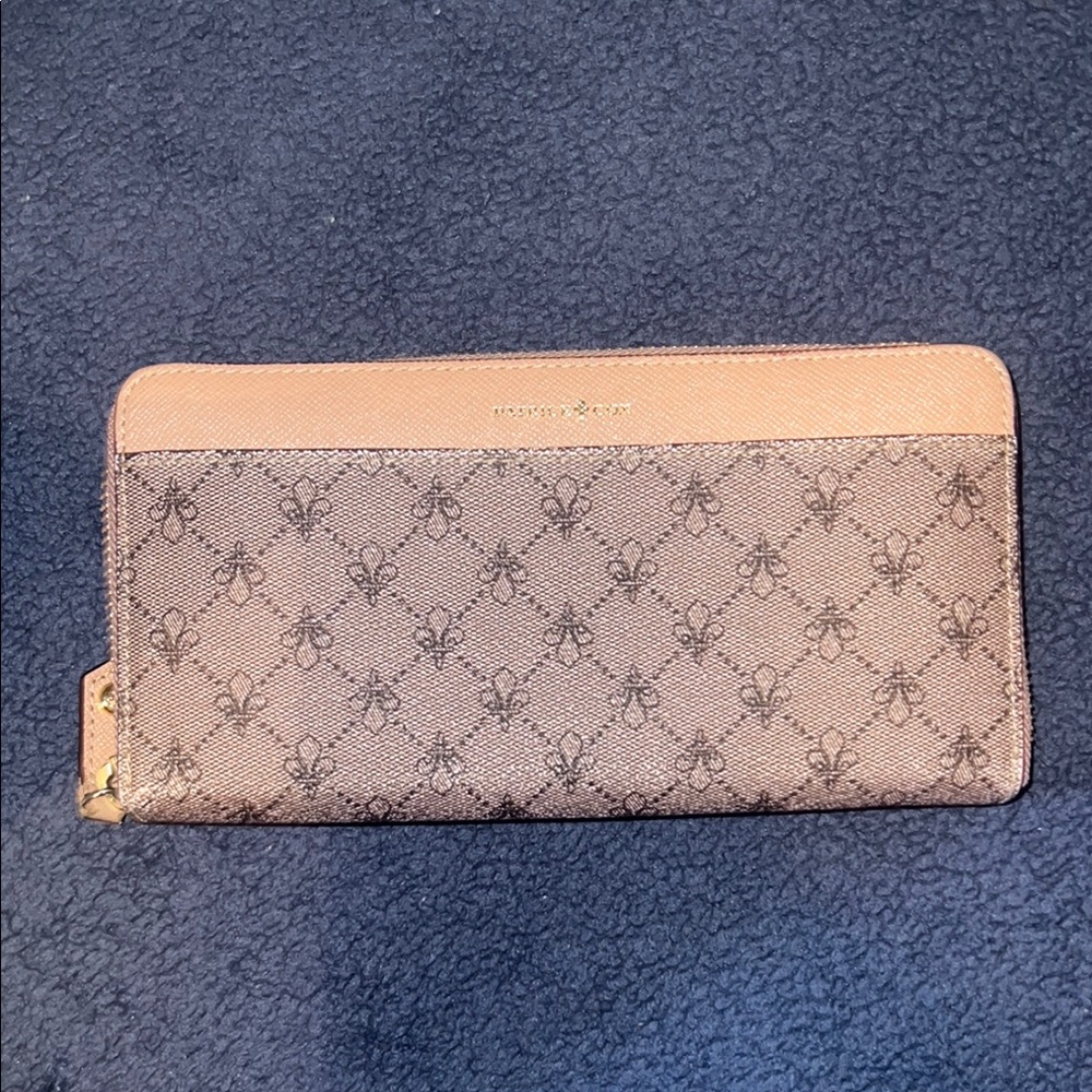 Beige and Brown Designer Women's Wallet